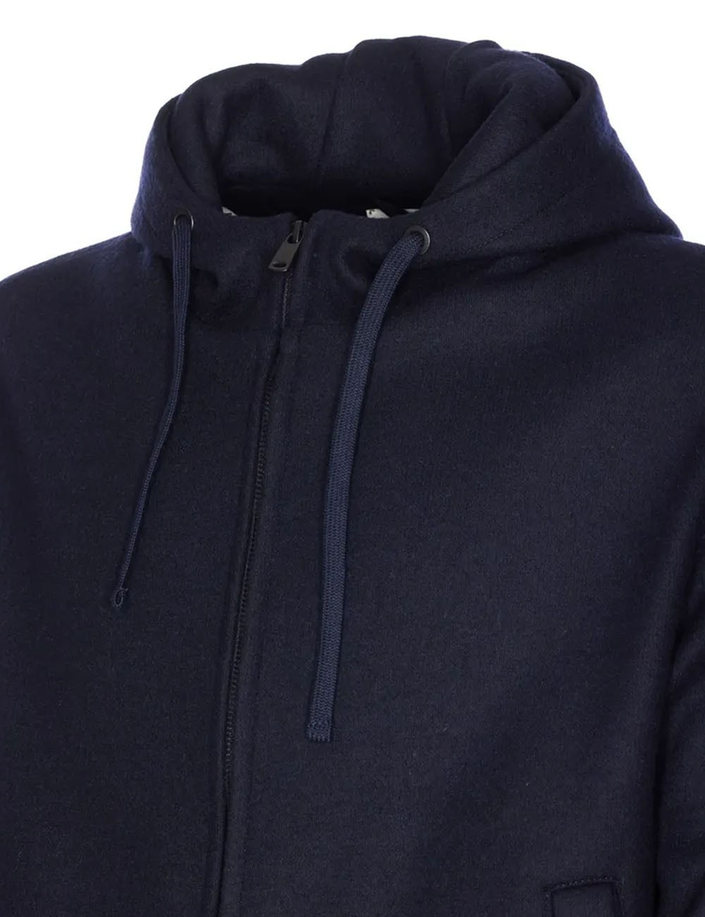 Felpa con cappuccio blu scuro
