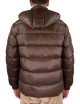 Bomber con cappuccio staccabile ultrapuffer cioccolato