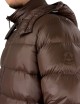 Bomber con cappuccio staccabile ultrapuffer cioccolato