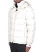 Bomber con cappuccio staccabile ultrapuffer latte