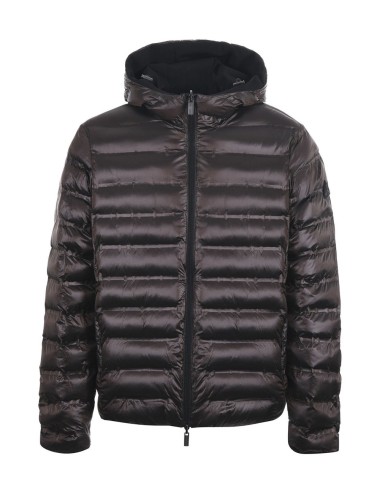 Giubbotto in softshell reversibile in nylon nero