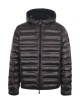Giubbotto in softshell reversibile in nylon nero