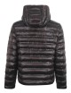 Giubbotto in softshell reversibile in nylon nero
