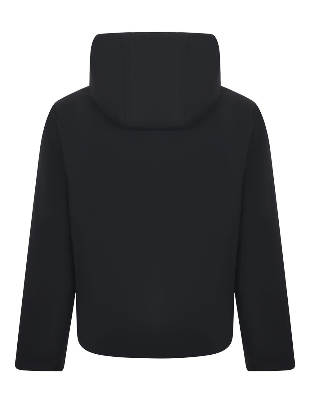 Giubbotto in softshell reversibile in nylon nero