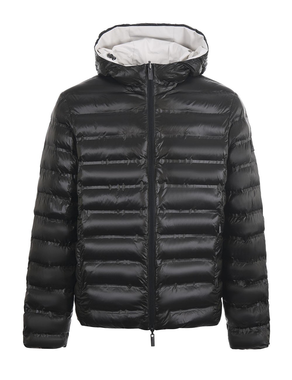 Giubbotto in softshell reversibile in nylon ghiaccio