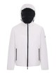 Giubbotto in softshell reversibile in nylon ghiaccio