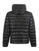 Giubbotto in softshell reversibile in nylon ghiaccio