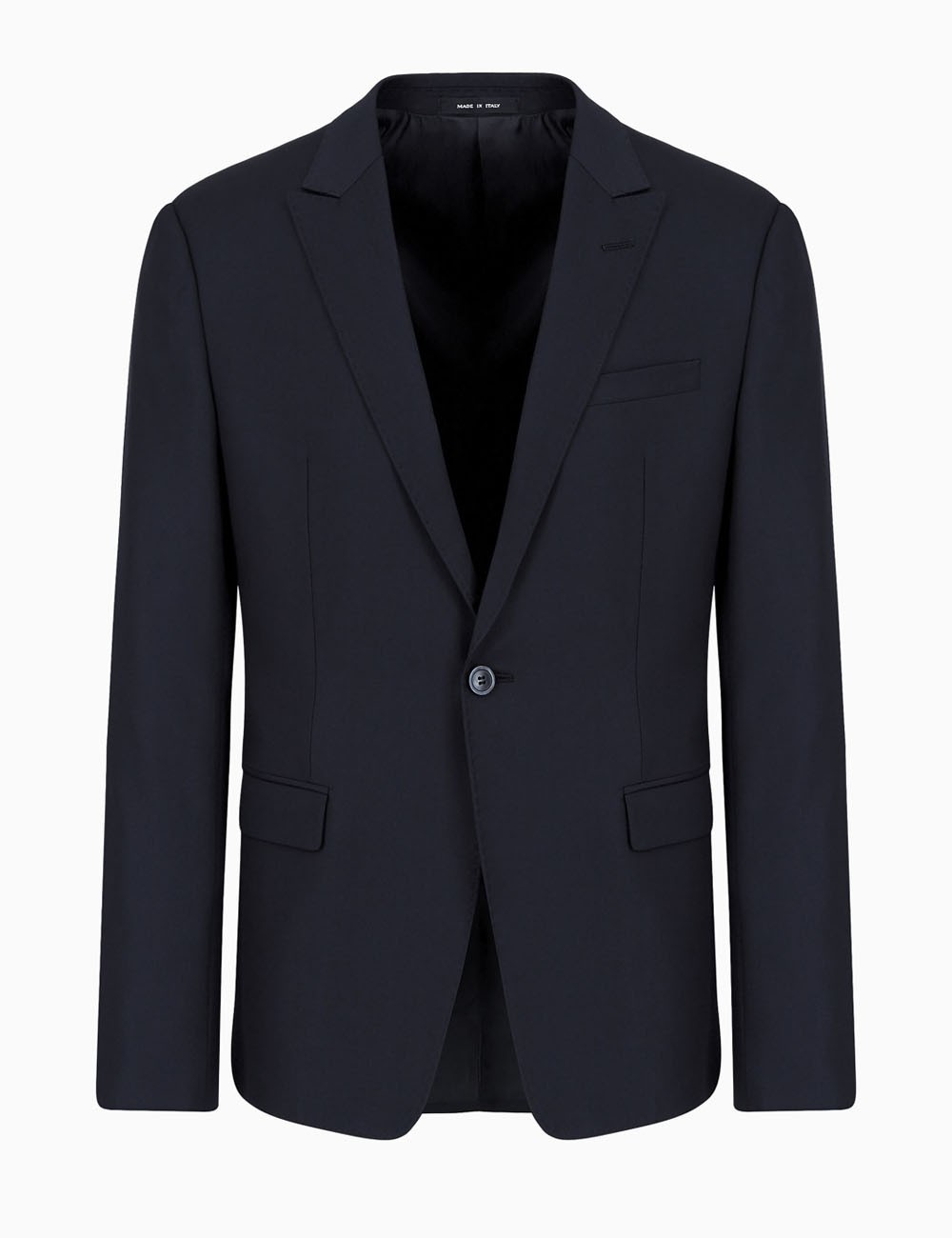 Vestito in Lana petto a lancia blu