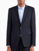 Vestito in Lana petto a lancia blu