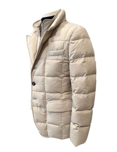 Piumino trapuntato beige