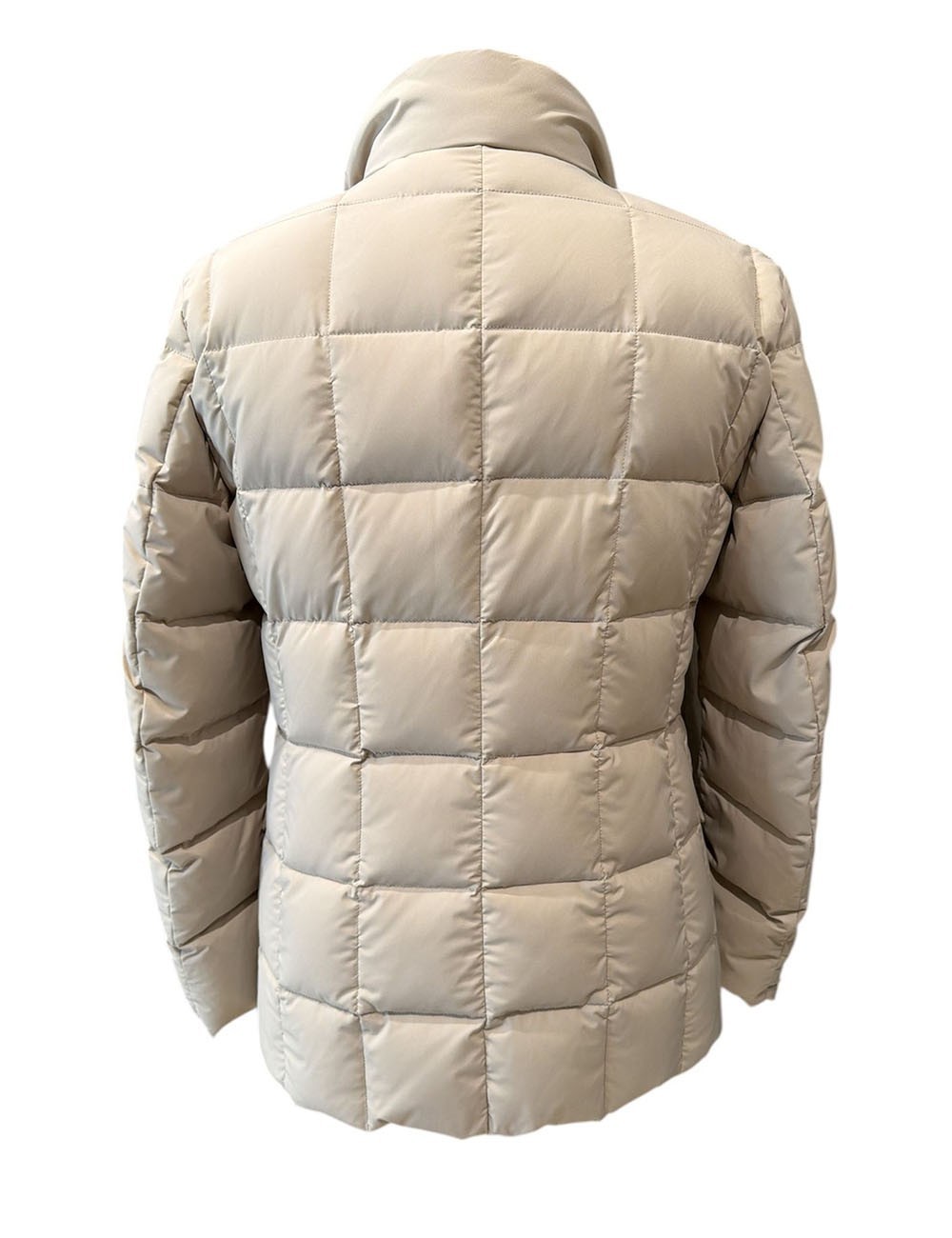 Piumino trapuntato beige