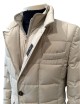 Piumino trapuntato beige