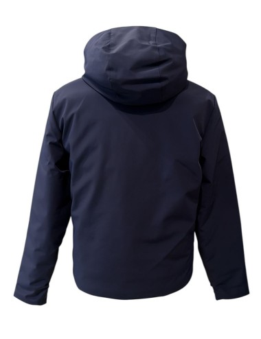 Giubbotto in softshell reversibile in nylon blu