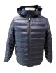 Giubbotto in softshell reversibile in nylon blu