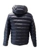 Giubbotto in softshell reversibile in nylon blu