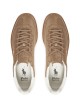 Bedford Suede Trainer Earth Grey/deckwash White