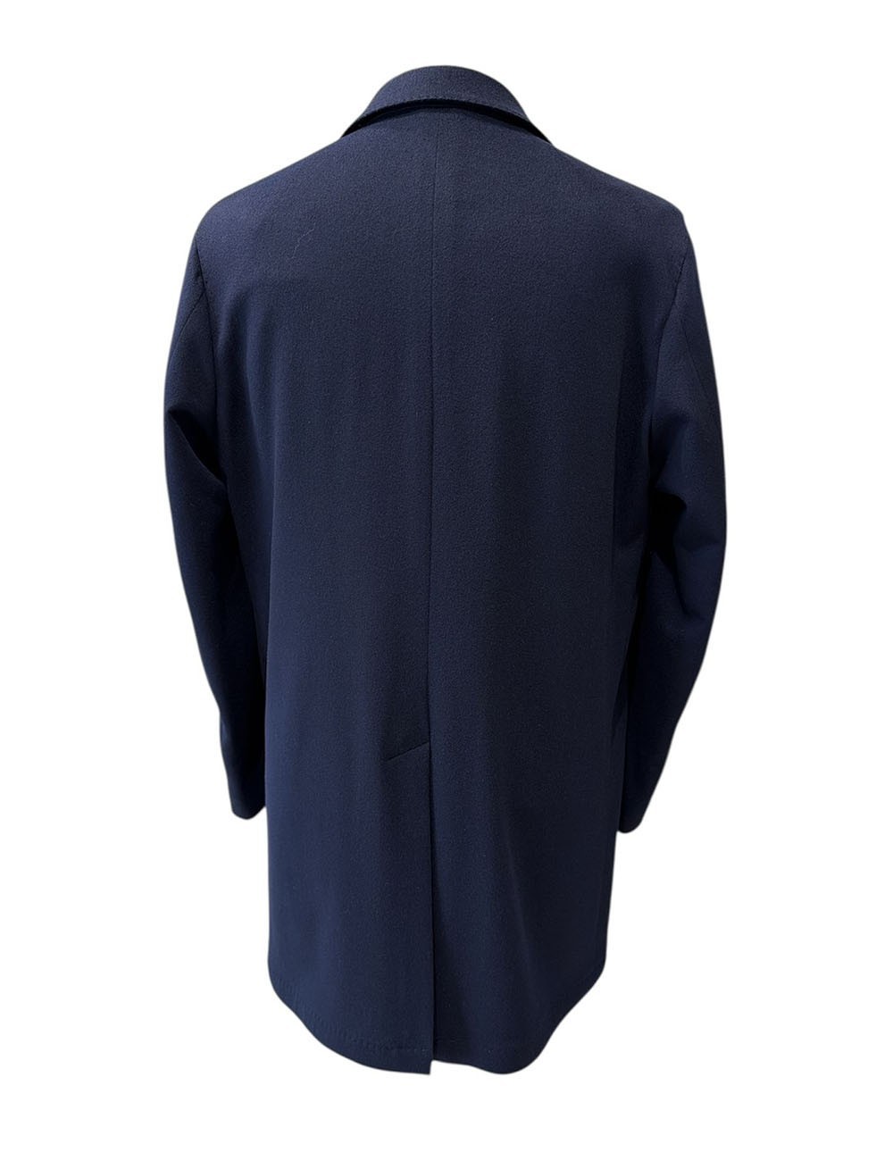 Capotto in cashmere loro piana blu