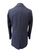 Capotto doppiopetto in cashmere blu