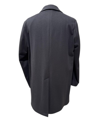 Capotto in cashmere nero