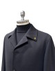 Capotto in cashmere nero