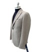 Giacca in lana spigata beige
