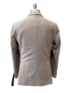 Giacca in lana spigata beige