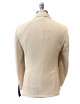 Giacca doppiopetto in velluto a coste beige
