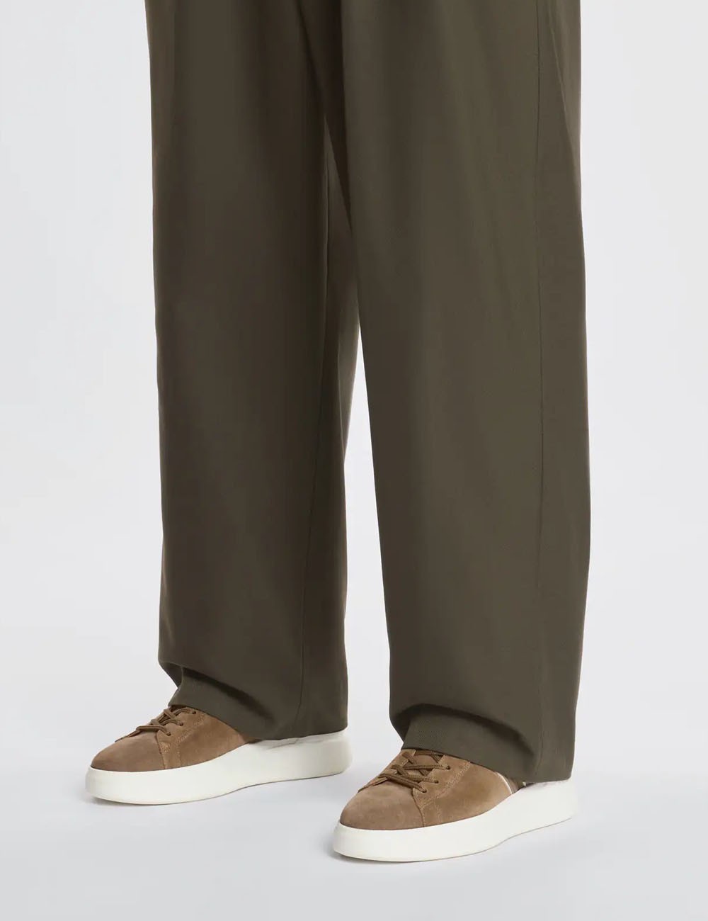 Sneakers H580 scamosciata marrone