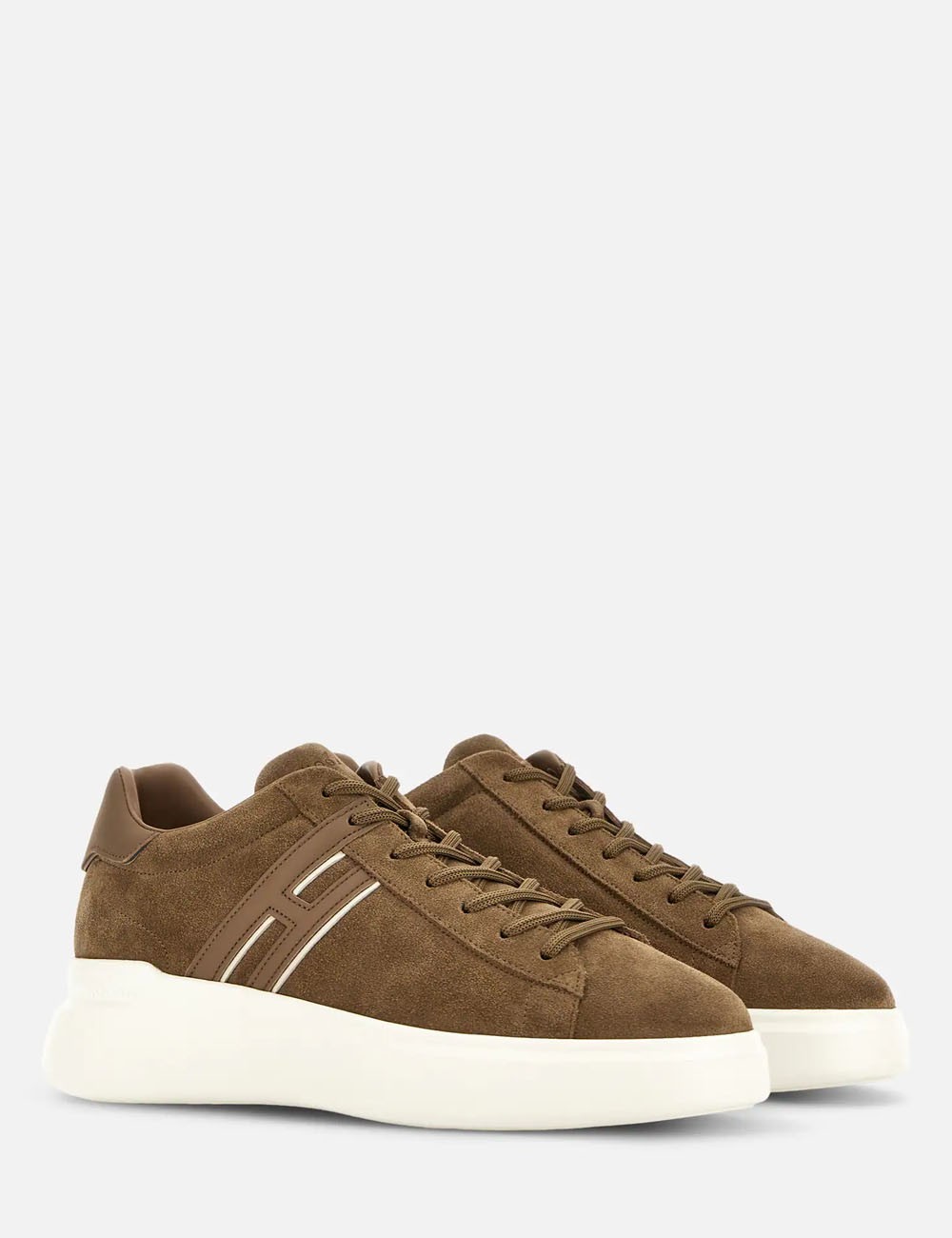 Sneakers H580 scamosciata marrone