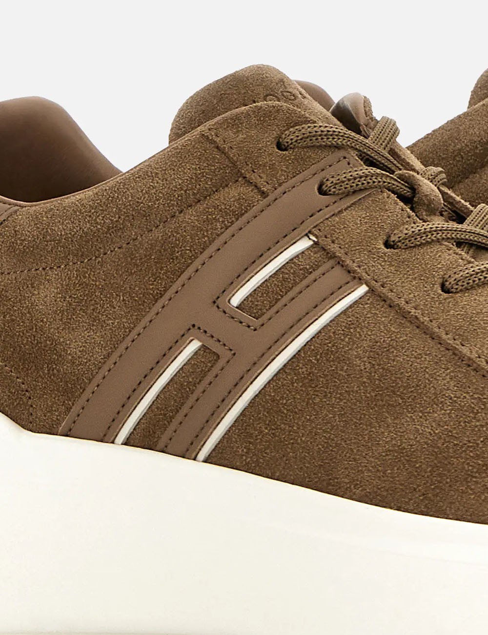 Sneakers H580 scamosciata marrone