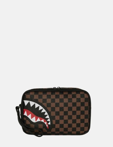 POCHETTE CHECK 2 EMBOSS TOILETRY BAG