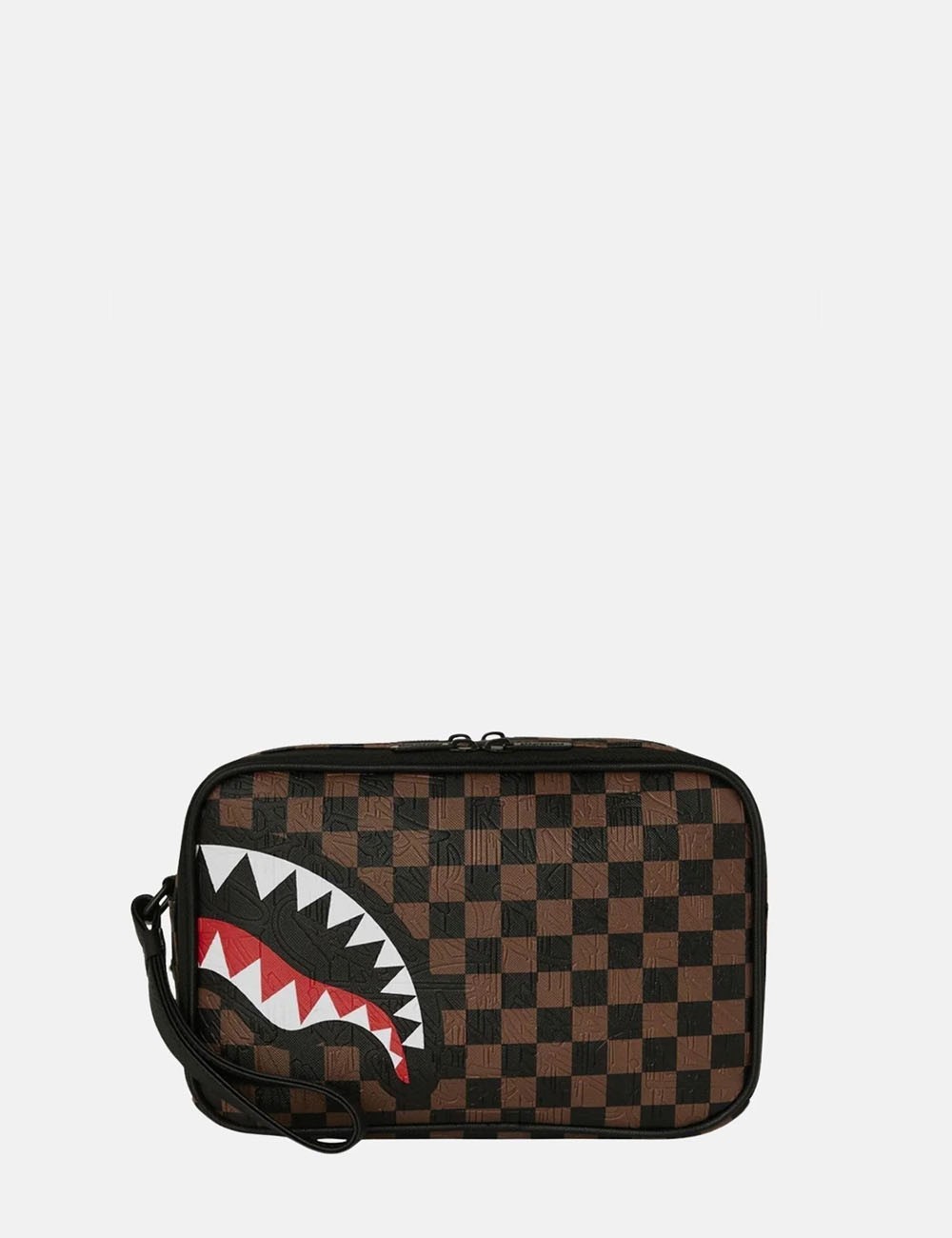 POCHETTE CHECK 2 EMBOSS TOILETRY BAG