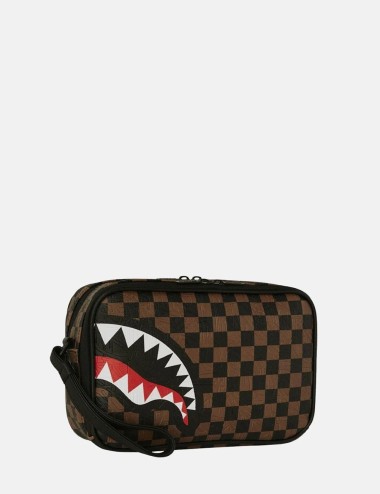 CHECK 2 EMBOSS TOILETRY BAG