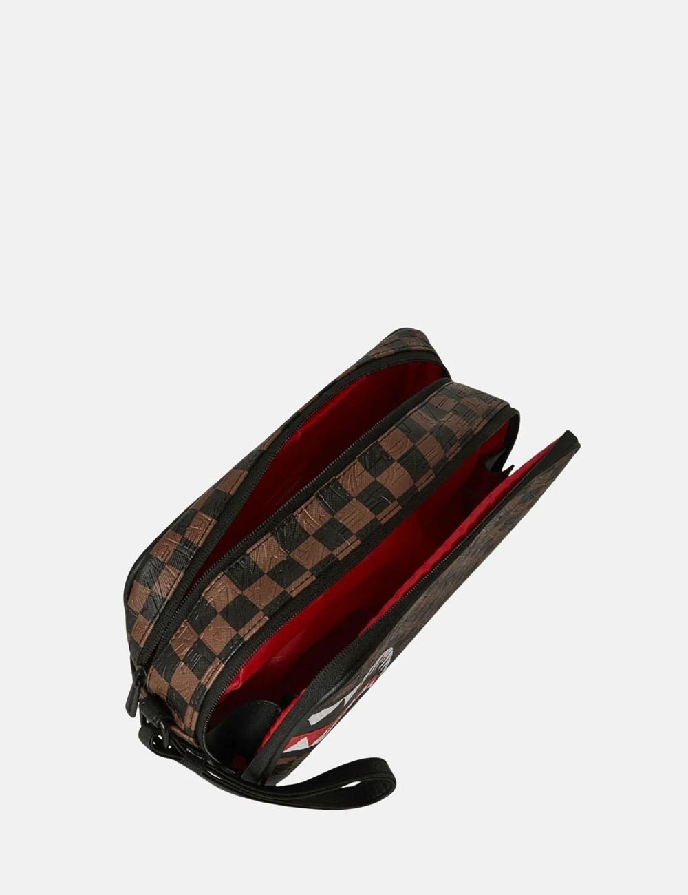 POCHETTE CHECK 2 EMBOSS TOILETRY BAG