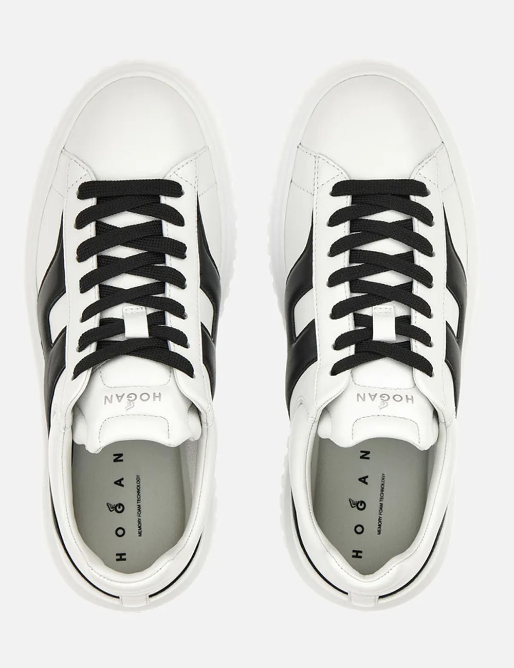Sneakers H-Stripes White Black