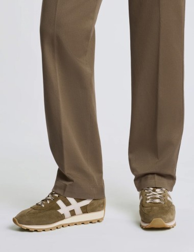 Sneakers 86er scamosciata verde