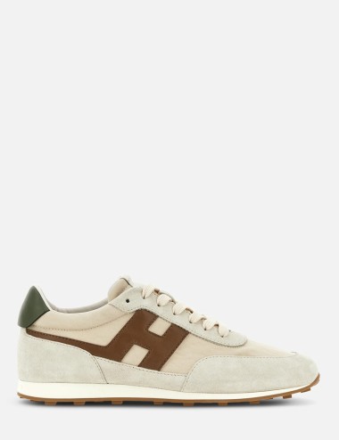 Sneakers Athletic Bianco Marrone Verde