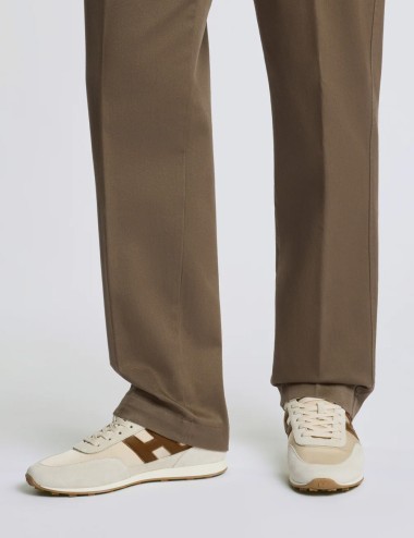 Sneakers Athletic White Brown Green