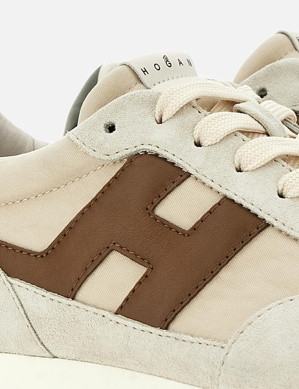 Sneakers Athletic White Brown Green