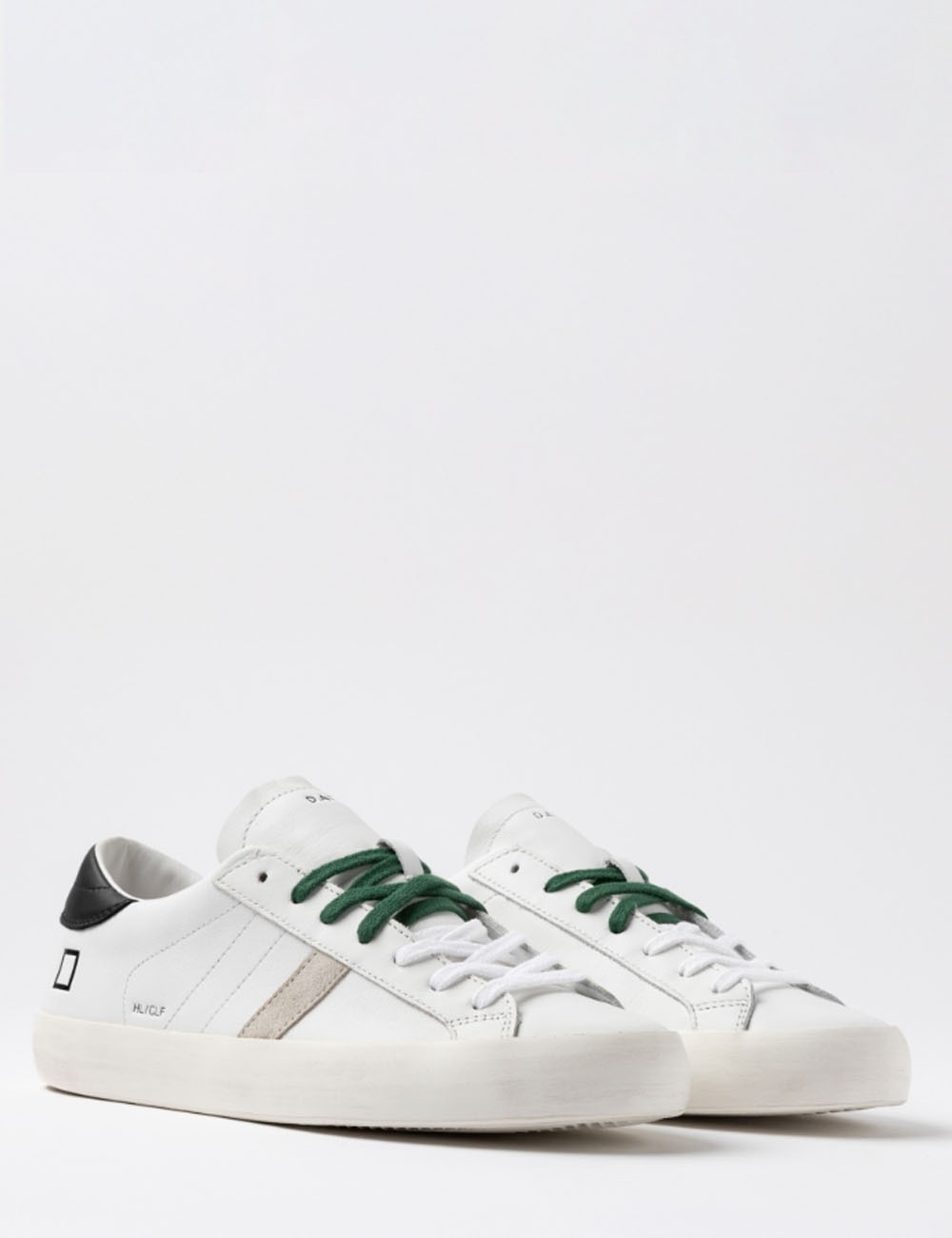SNEAKER HILL LOW CALF WHITE-BLACK