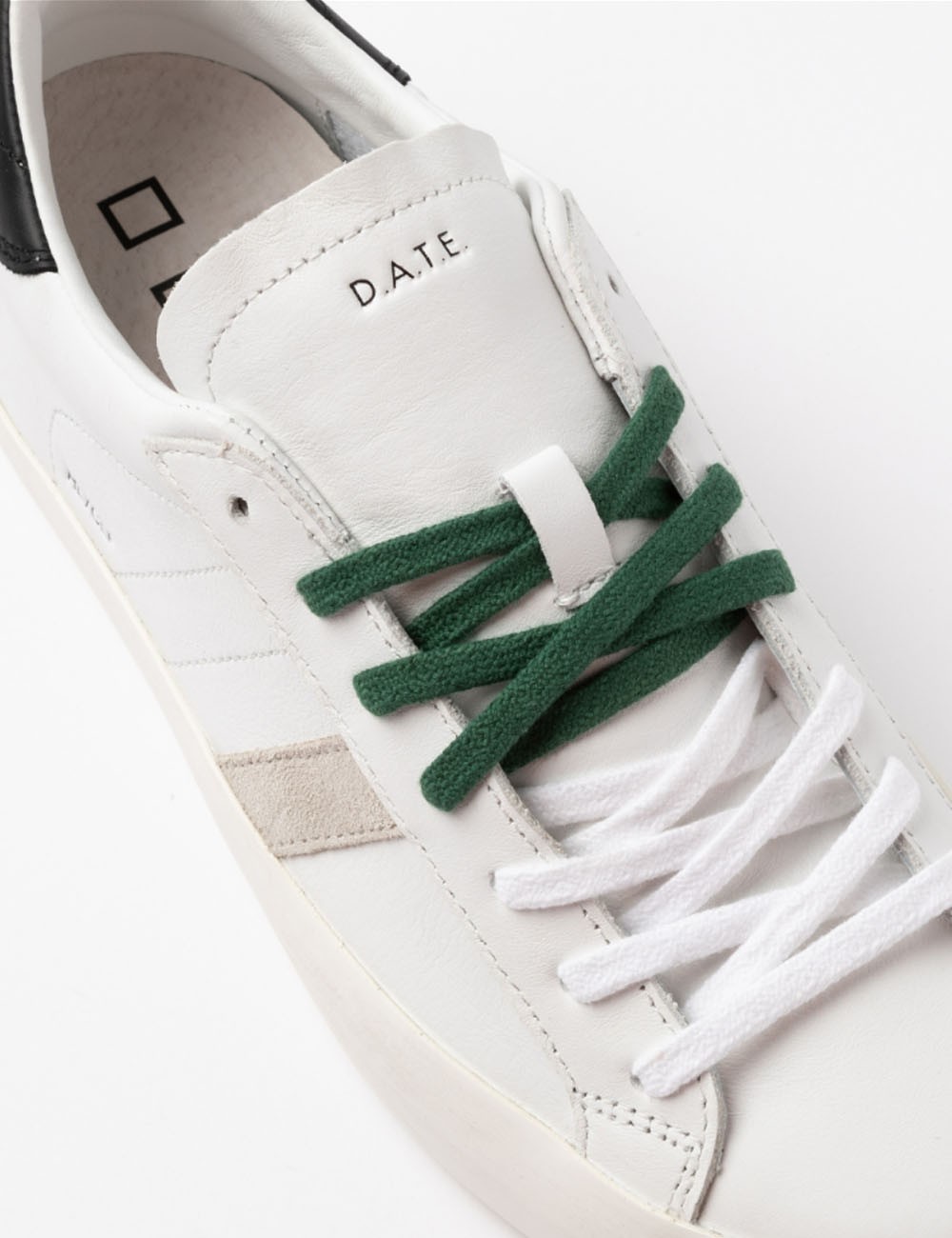 SNEAKER HILL LOW CALF WHITE-BLACK