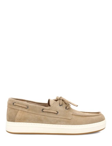 Loafers in suede Beige