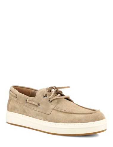 Loafers in suede Beige