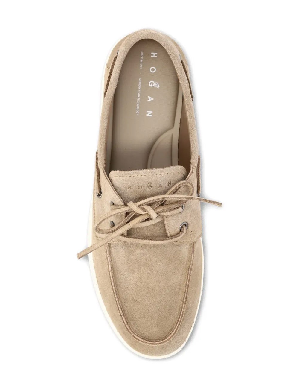 Mocassini scamosciati Beige