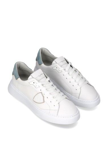 Sneakers Temple Bianco Azzurro