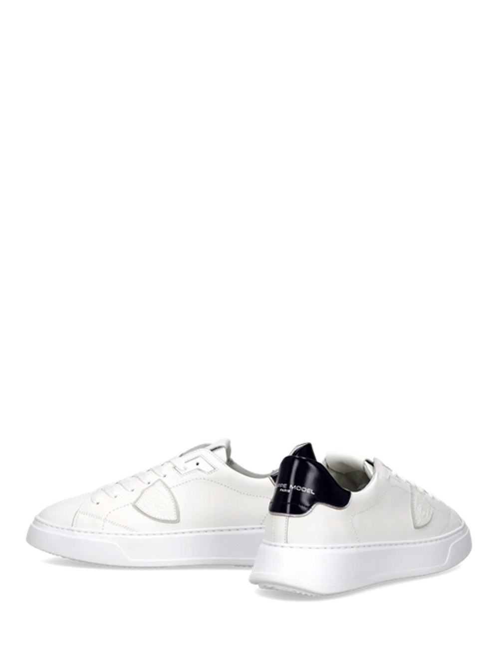 Sneakers Temple Bianco Blu Oceano