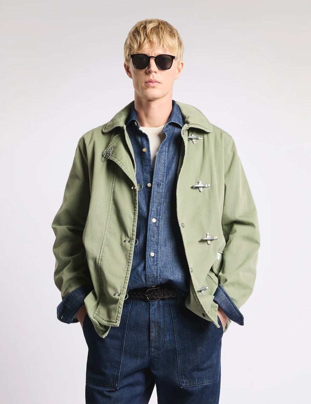 4 Ganci in Twill di Cotone - Fay Archive