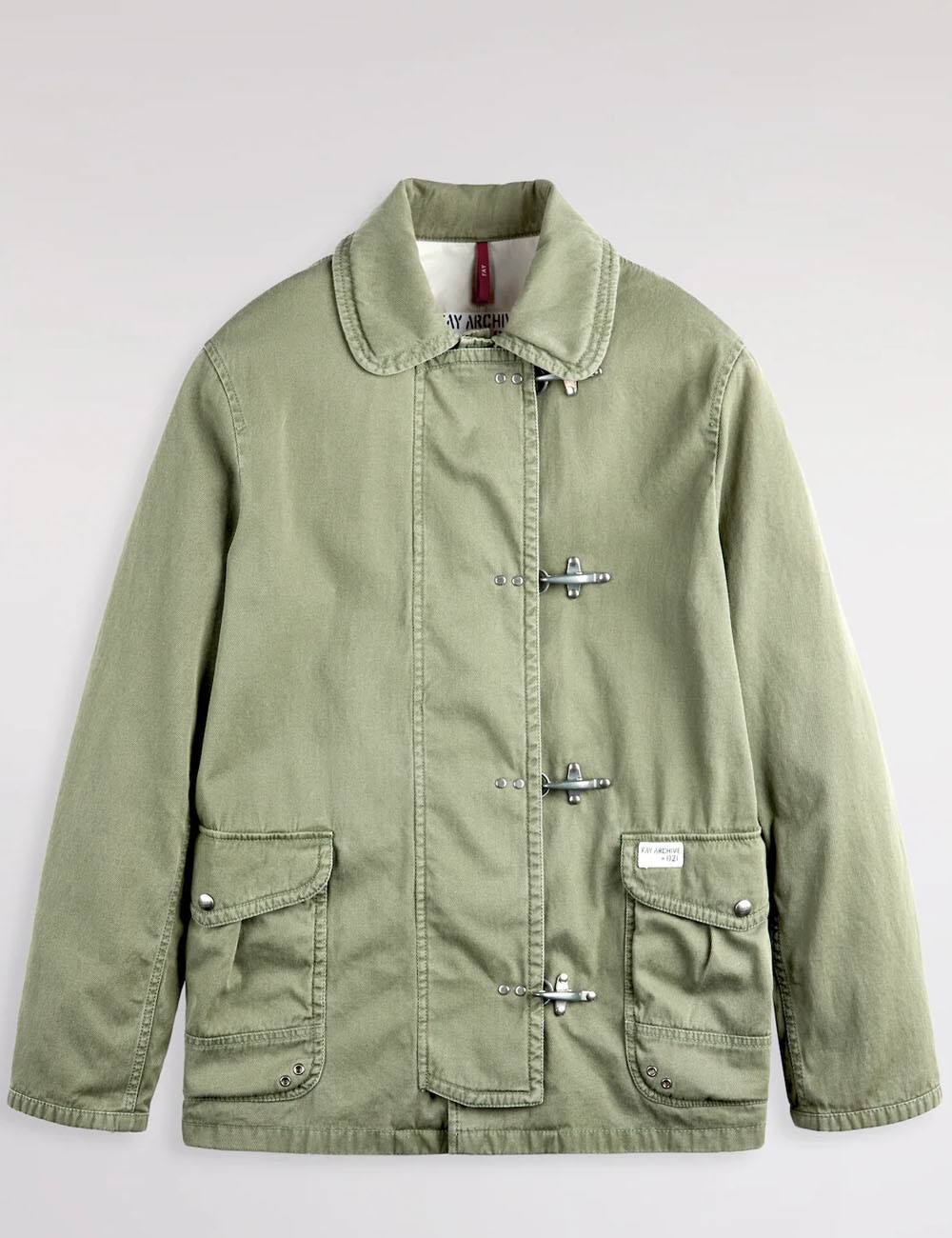 4 Ganci in Twill di Cotone - Fay Archive