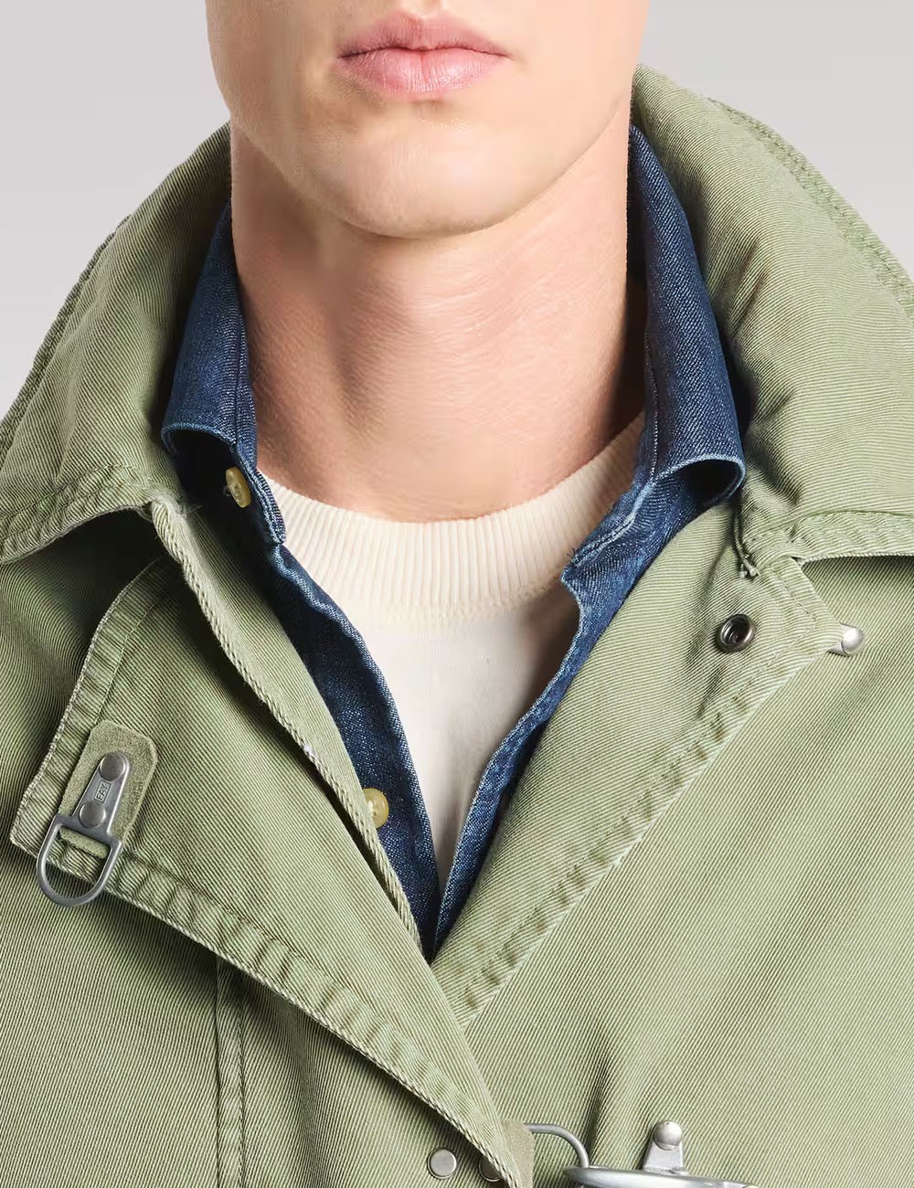 4 Ganci in Twill di Cotone - Fay Archive