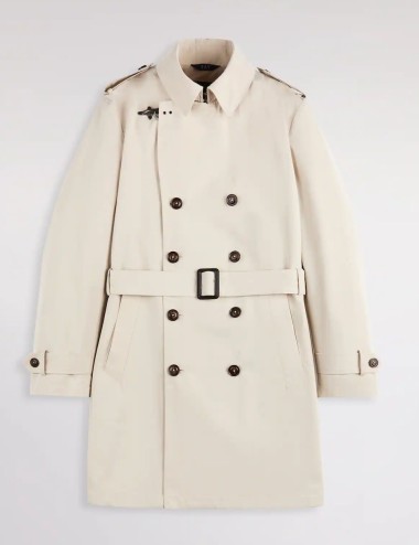 Trench in Microfaille Misto Cotone